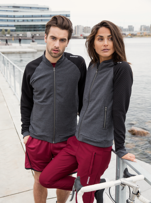 Bomber collegetakki | Miehet Dark grey melange