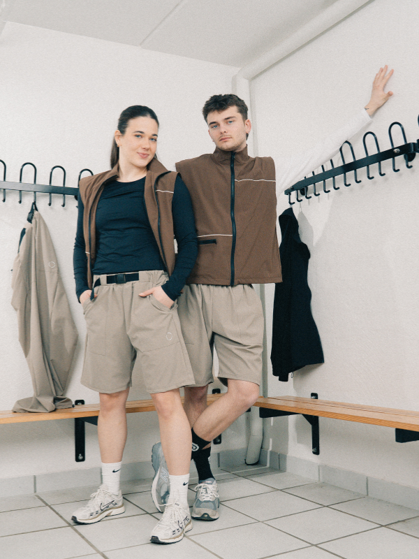 Tech pipe liivi | Unisex Brown