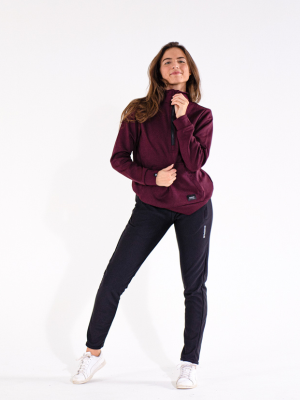 Tago half zip treenipaita | Naiset Black