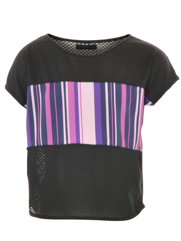 T-paita | NS-163 Purple Stripe