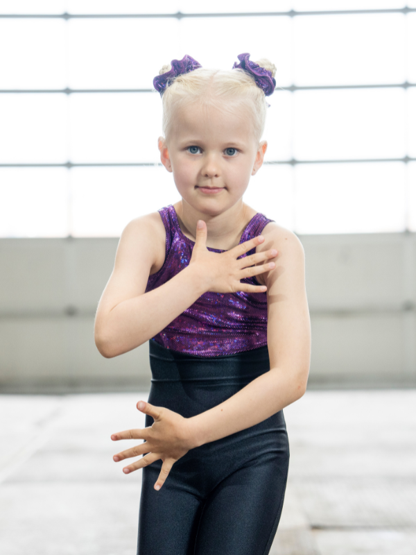 Karlie voimistelupuku Purple