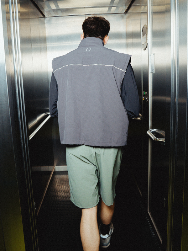 Tech vyöshortsit | Unisex Dusty green