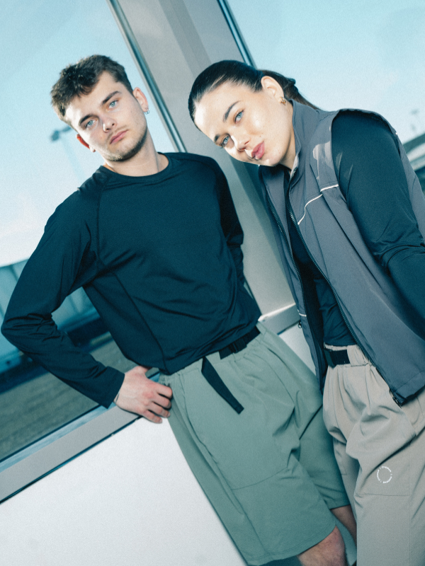 Tech vyöshortsit | Unisex Dusty green