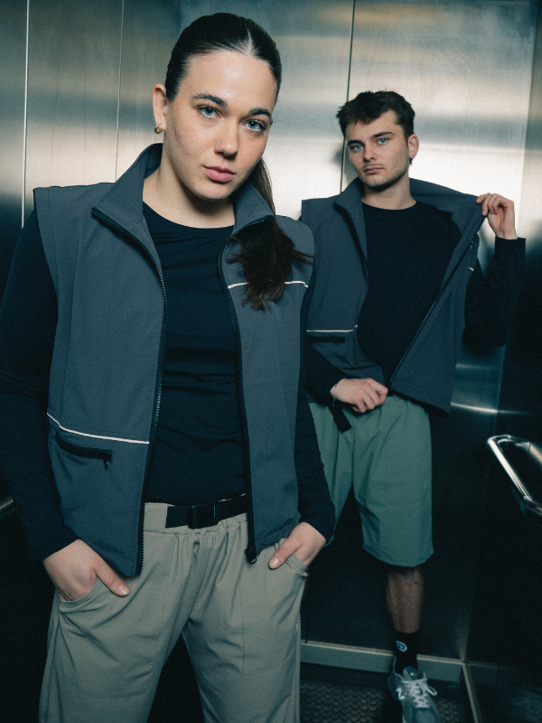 Tech pipe liivi | Unisex Dark grey