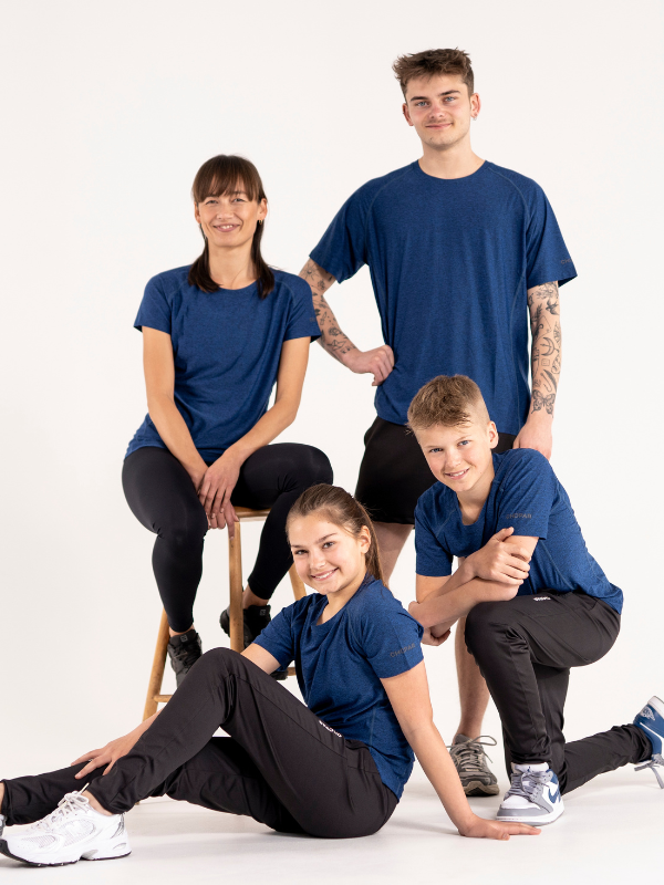 Performance Tee | Miehet Blue