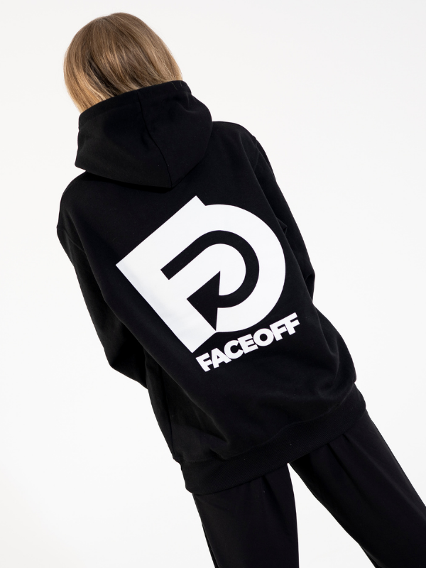 FACEOFF Classic huppari | UNISEX Musta