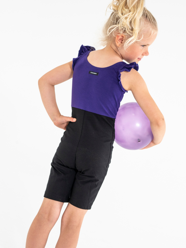 Catsuit | NS-152 Black/Purple