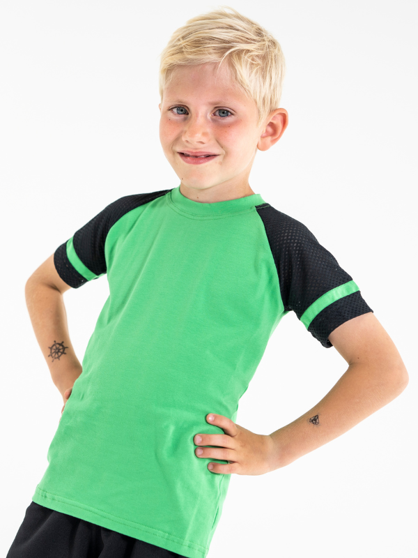 T-paita | NS-169 Green-Black