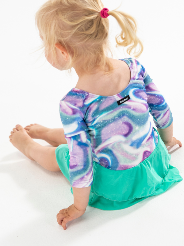 Voimistelupuku | NS-180 Purple space-green