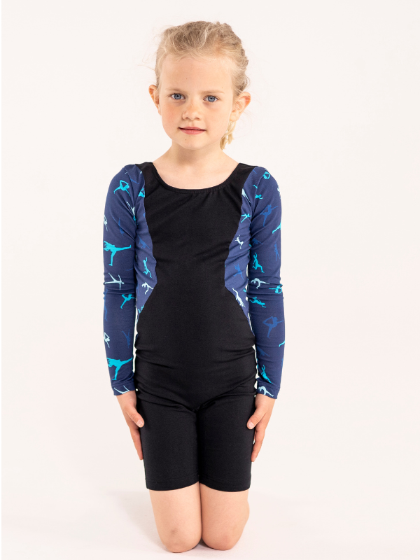 Catsuit | NS-181 Blue gymnast