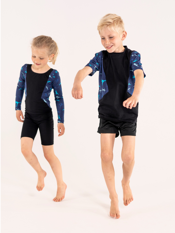 T-paita | NS-182 Blue gymnast