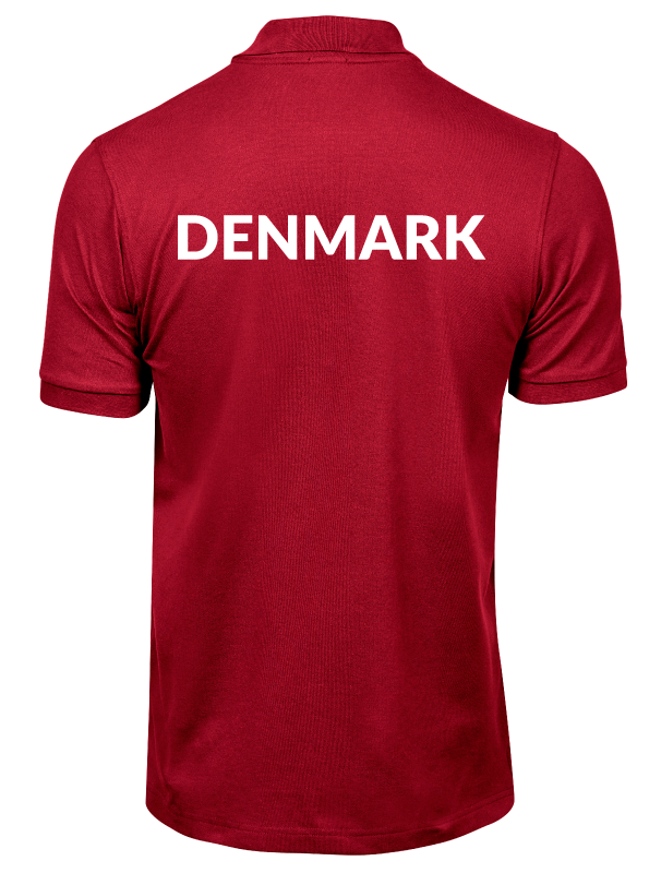 GymDanmark Tee Jays Luxury Polo | Punainen