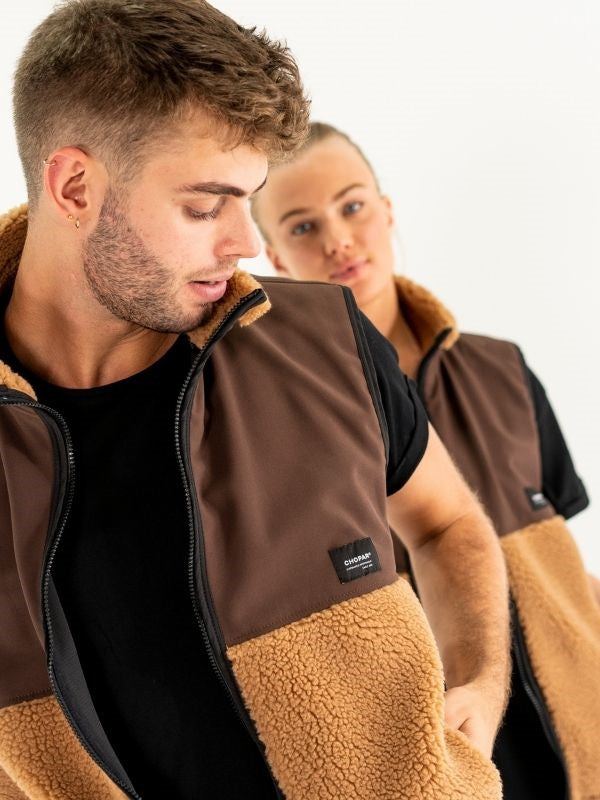 Teddy liivi | Unisex Brown