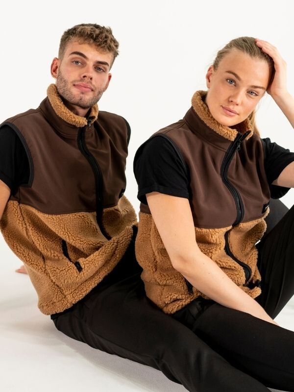 Teddy liivi | Unisex Brown