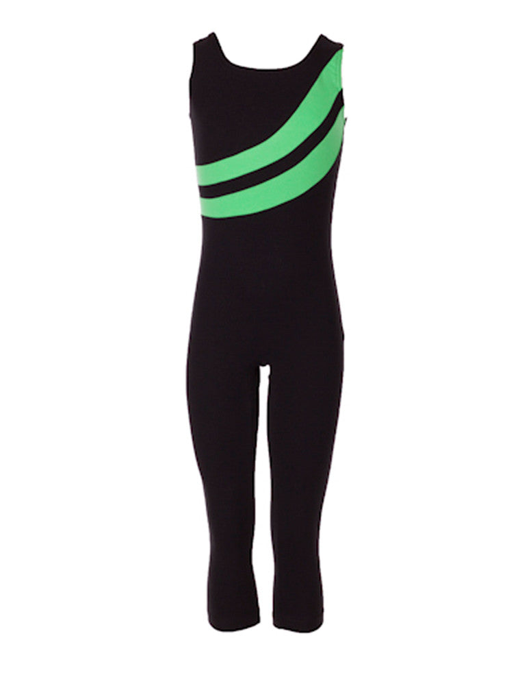 Voimistelupuku NS-115 Black/Green