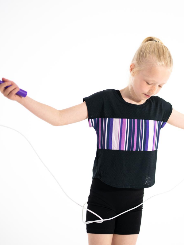 T-paita | NS-163 Purple Stripe