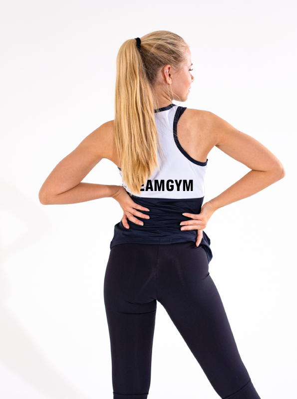TeamGym toppi sini-valkoinen | Naiset ja tytöt