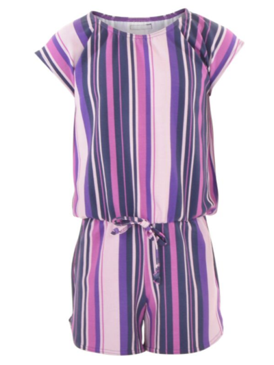 JUMPSUIT | NS-133 | OUTLET Purple Stripe