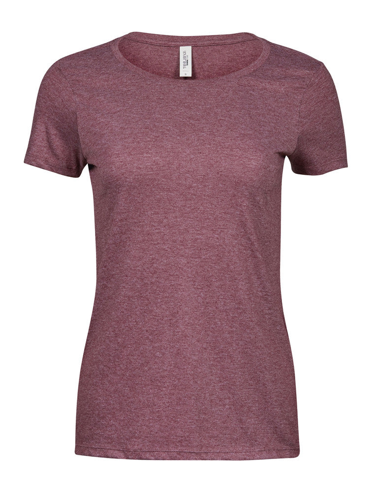 Tee Jays | Urban Melange Tee | Naiset Wine melange