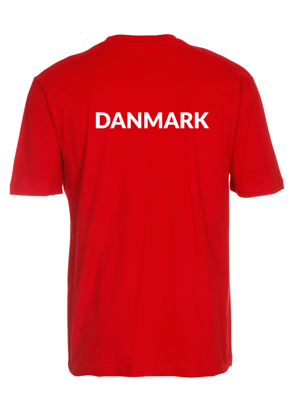 GymDanmark T-paita | Unisex | punainen