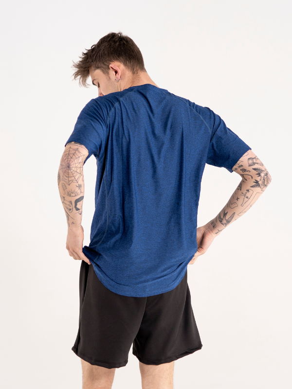 Performance Tee | Miehet Blue