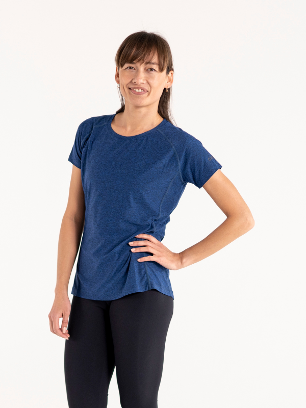 Performance tee | Naiset Blue