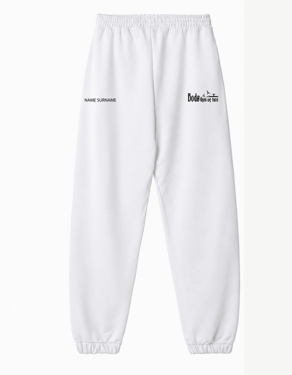 Bodø | Unisex Sweatpants | White