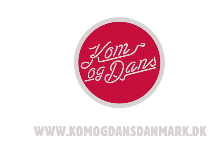 Come and Dance -logo - valkoinen teksti