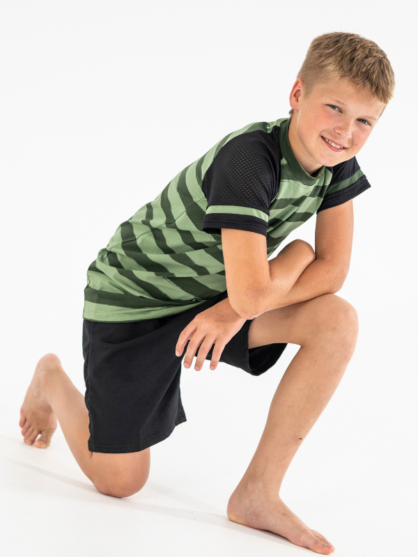 T-paita | NS-169 Green Stripes