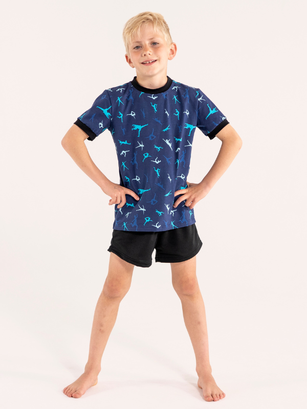 Rento t-paita | NS-175 Blue gymnast