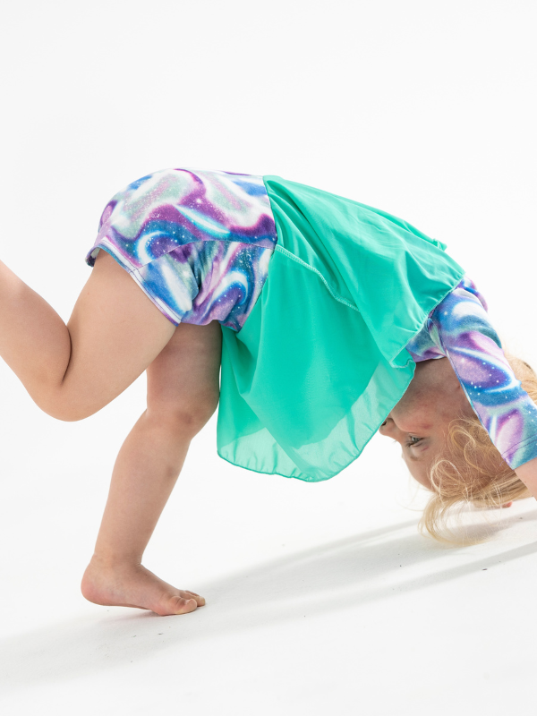 Voimistelupuku | NS-180 Purple space-green
