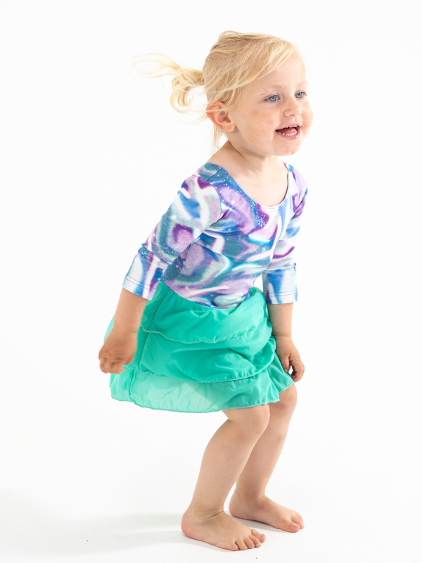Voimistelupuku | NS-180 Purple space-green