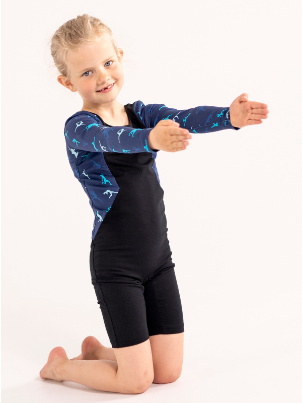 Catsuit | NS-181 Blue gymnast