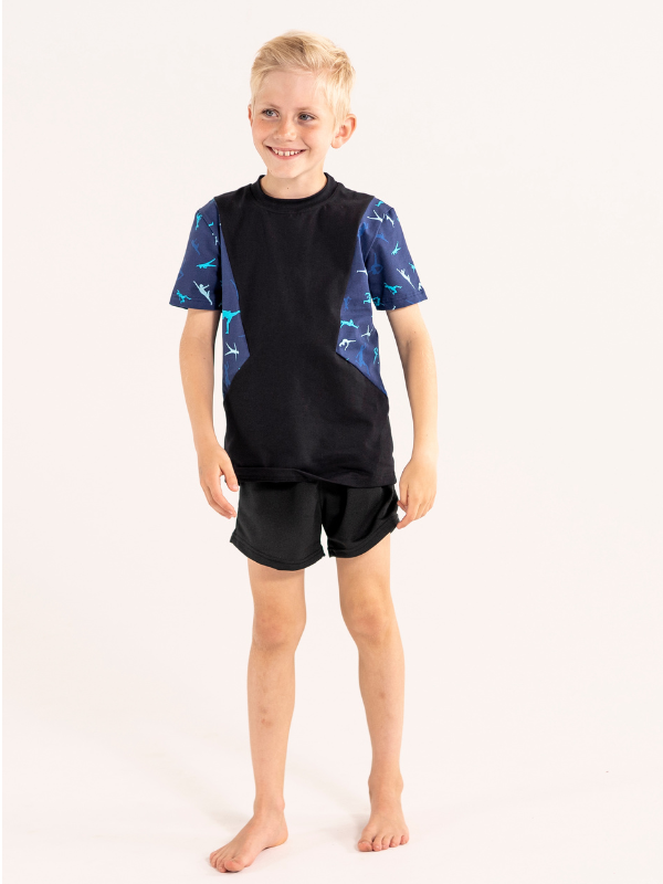 T-paita | NS-182 Blue gymnast