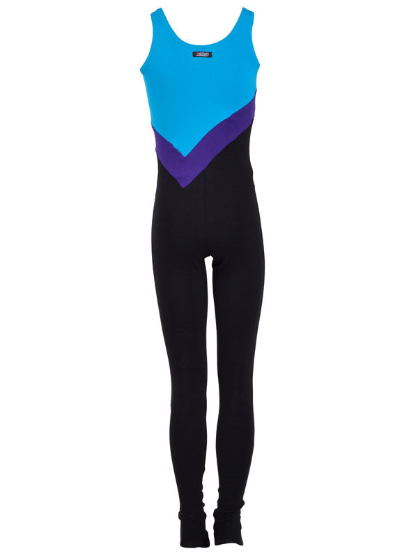 Voimistelupuku NS-131 Black/Turquoise/Purple