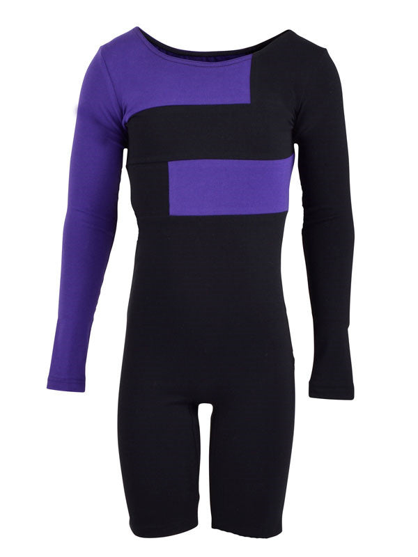 Catsuit NS-140 Black/Purple
