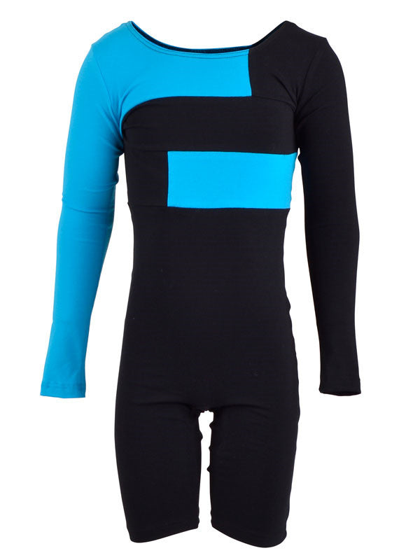 Catsuit NS-140 Black/Turquiose
