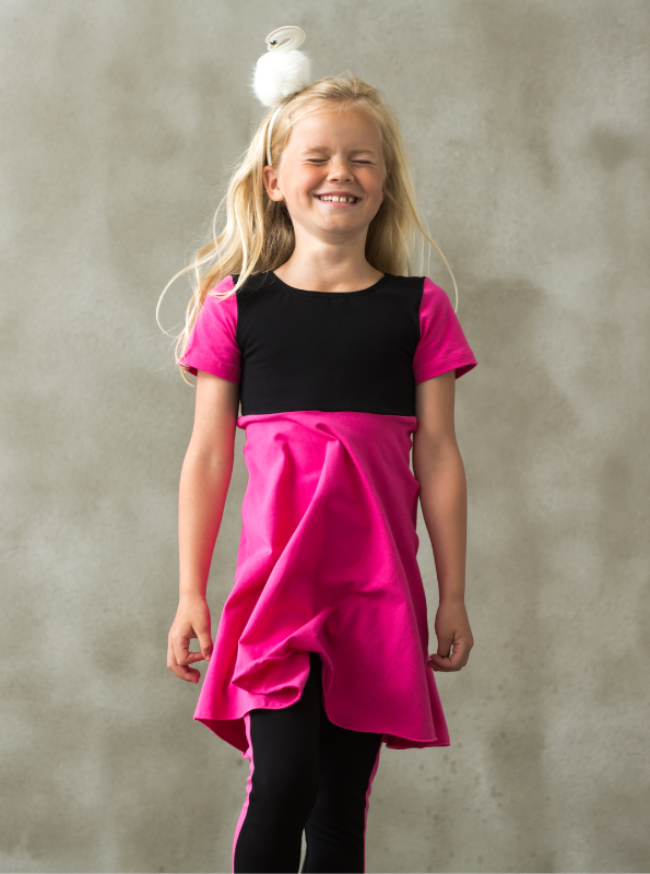 Mekko | NS-155 | Outlet Pink-musta