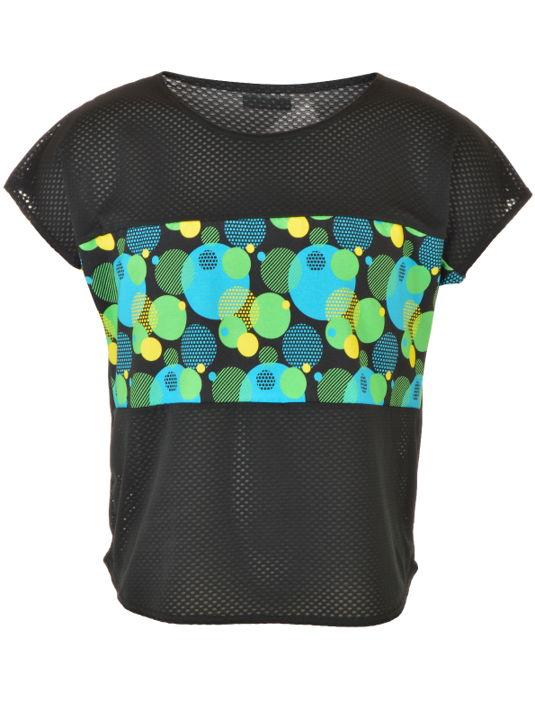 T-paita | NS-163 GreenCircle-Black