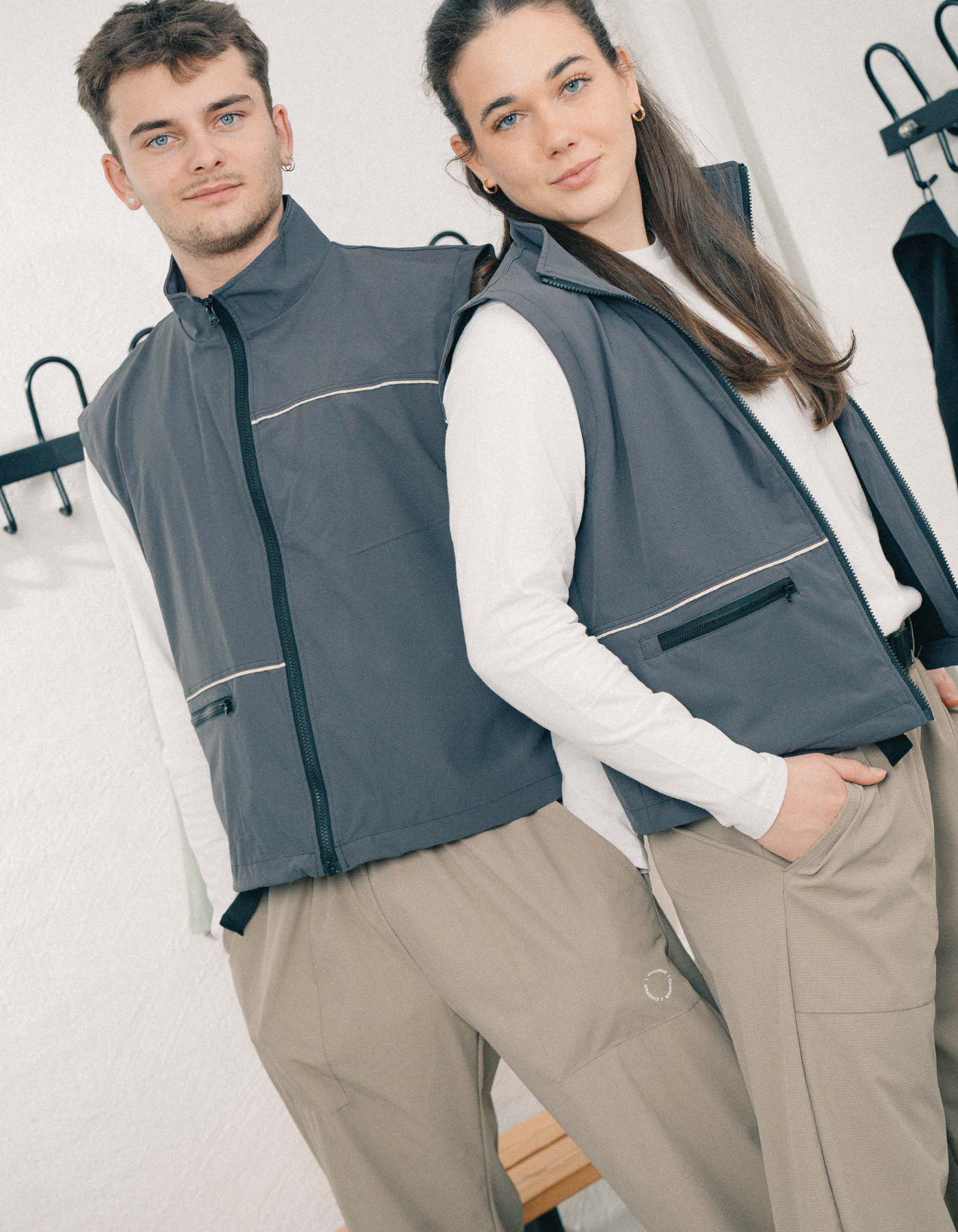 Tech pipe liivi | Unisex Dark grey