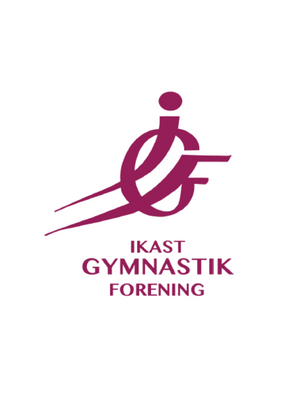 Ikast GF - punainen logo