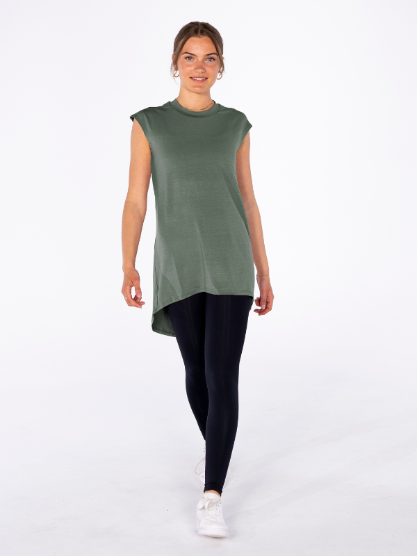 Sia toppi  |  400304A100  |  Naiset Dusty green 