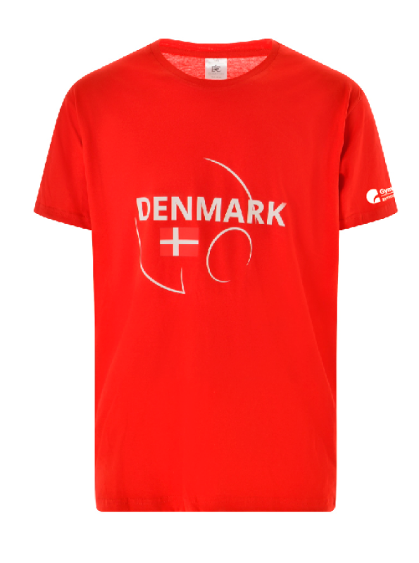 Tanskan kannattaja t-paita | Unisex