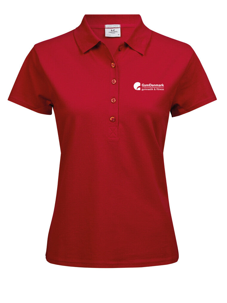 GymDanmark Tee Jays Luxury Polo | Punainen