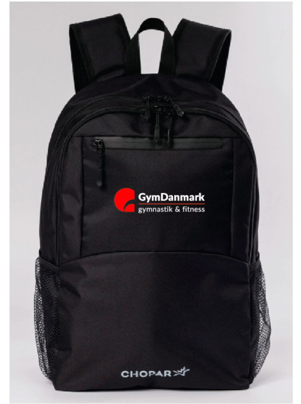 GymDanmark | Reppu | 20L musta