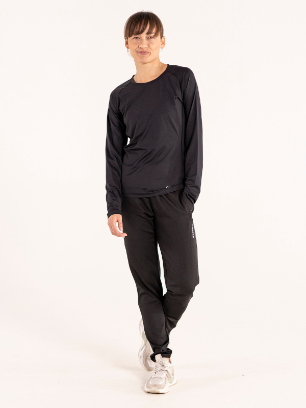 Performance t-paita LS | NAISET Black