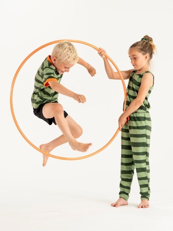 Haalaripuku NS-159 Green Stripes