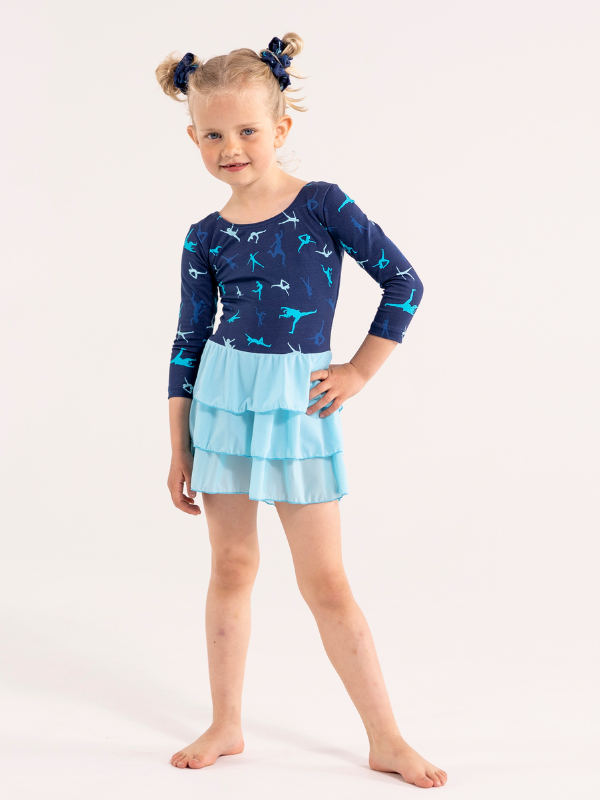 Voimistelupuku | NS-180 Blue gymnast